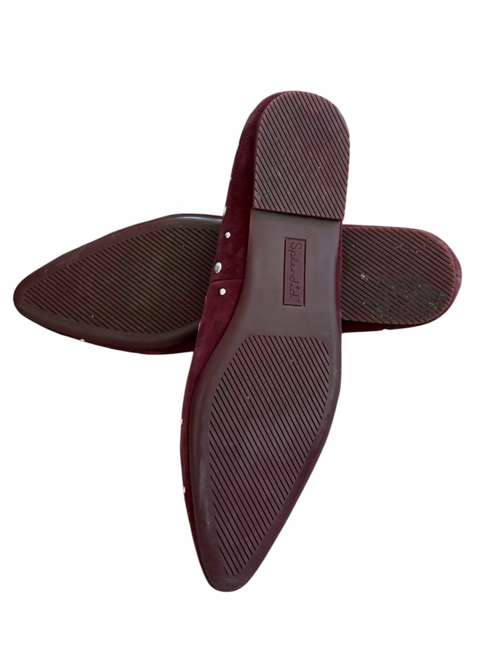 Splendid Latouche Studded Flat in Dark Plum Size 9 - Picture 11 of 11
